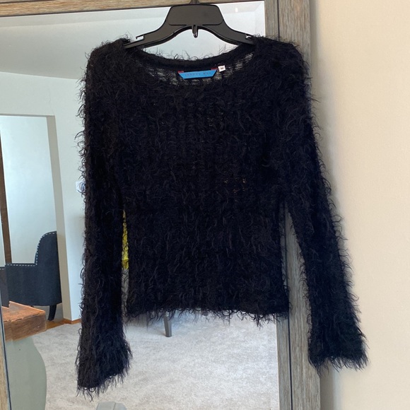 Johnny Was, M, mohair loose knit long sleeve crewneck top / sweater, beautiful!! - Picture 2 of 11